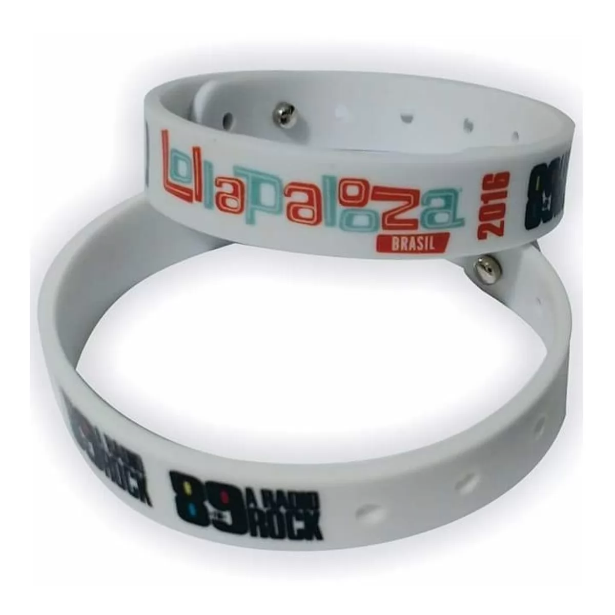 Pulseira pvc com ajuste